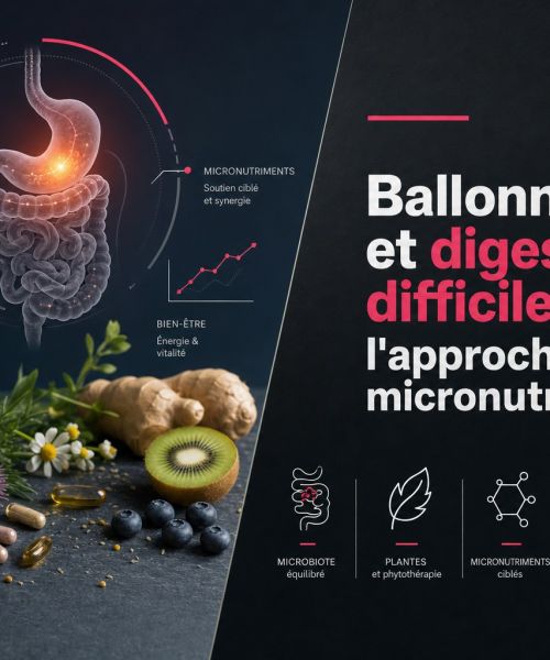 Ballonnements et digestion difficile : l'approche micronutritionnelle