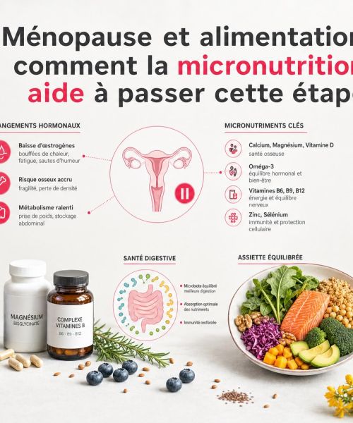 Ménopause et alimentation : comment la micronutrition aide à passer cette étape